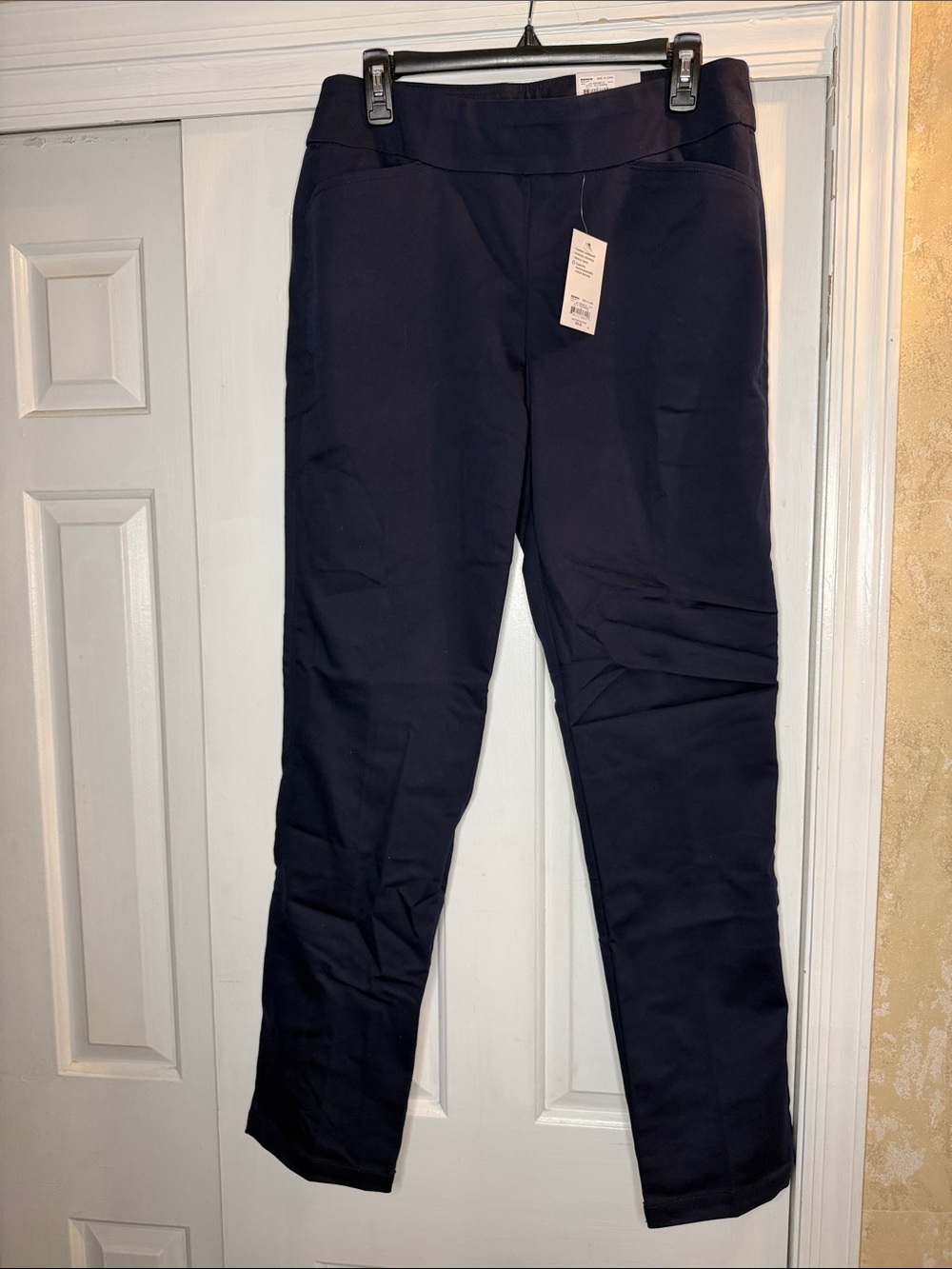 croft & barrow Straight Leg Pants in Navy